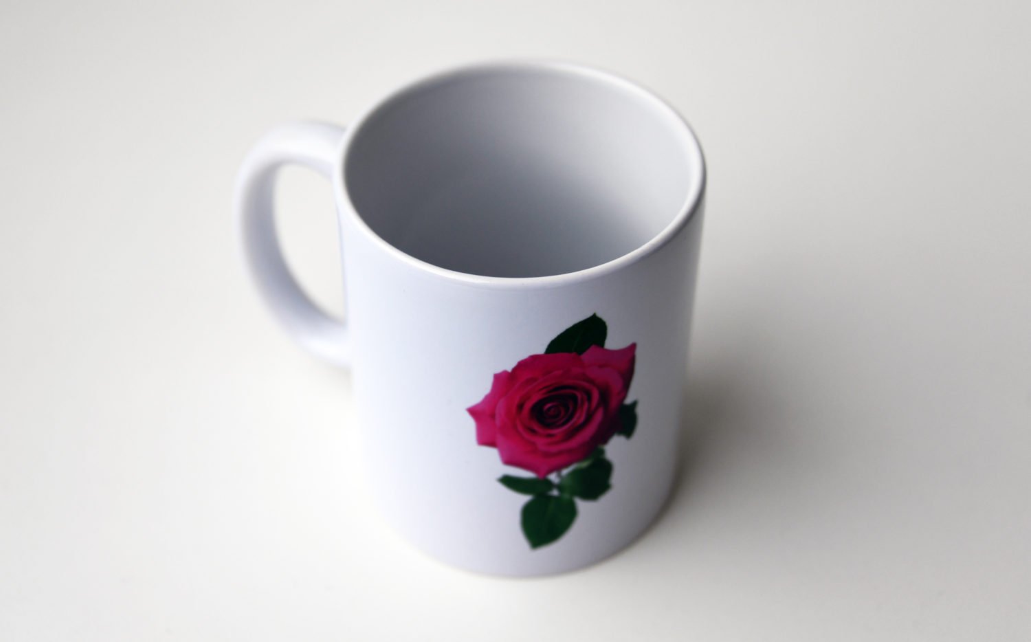 Dunkelrosa Rose Nahaufnahme #9211 (Trinkbecher) | Darkpink Rose Close-up #9211 (Mug) – Bild 5